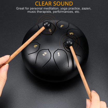 Luxora Steel Tongue Drum for Meditation and Music Fun