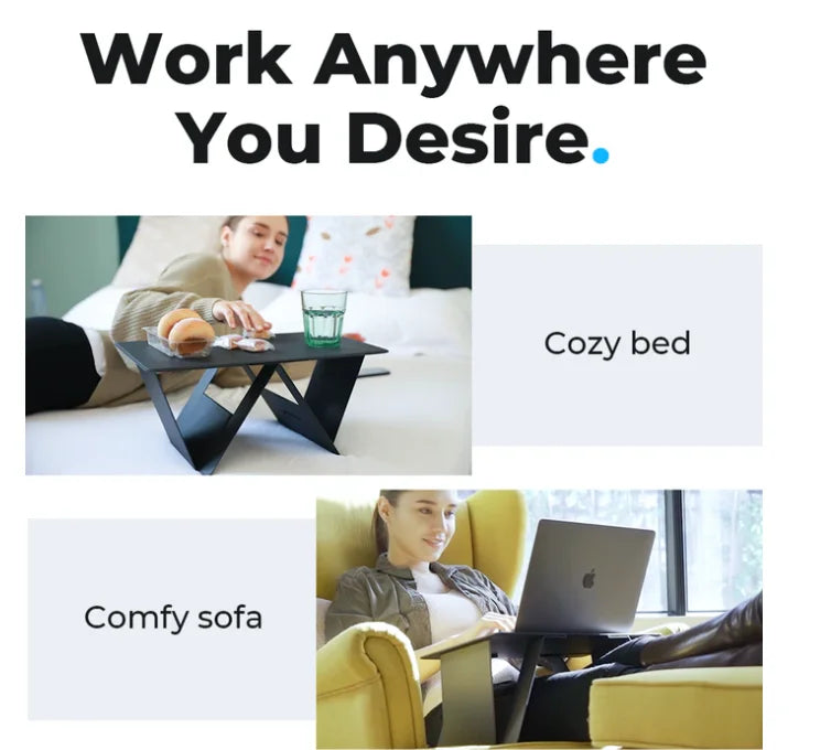 Luxora Lightweight Laptop Table for Space-Saving Comfort