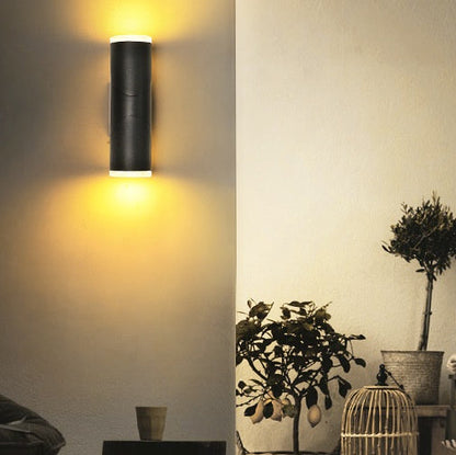 RoyaleGlow Swivel Outdoor Wall Sconce- 13W IP54 Up/Down LED for Porch & Patio