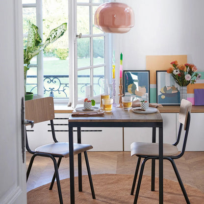 RoyaleGlow Nordic Double-Dome Glass Pendant Light - Modern Ceiling Lamp