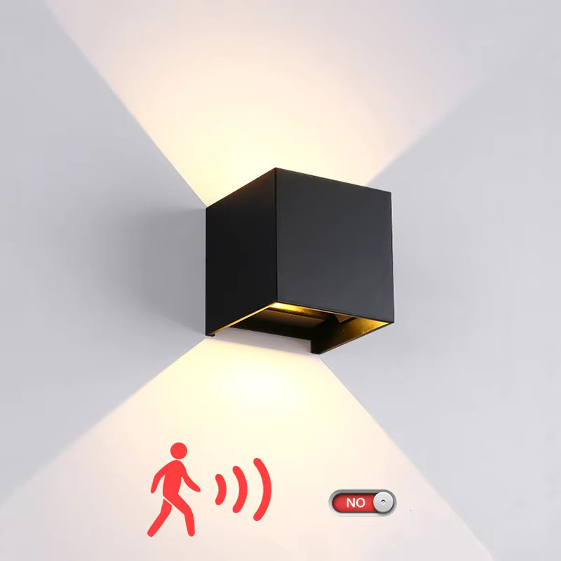 Luxora Motion Sensor LED Wall Light, Adjustable Waterproof Modern Lamp