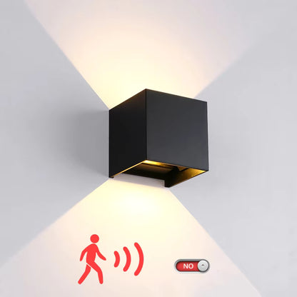 Luxora Motion Sensor LED Wall Light, Adjustable Waterproof Modern Lamp