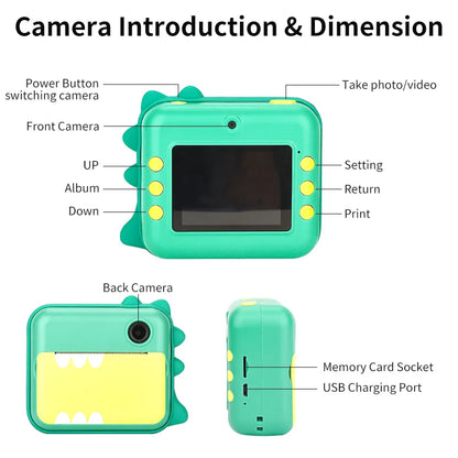 Royaleva Kids’ Instant Print HD Camera for Creative Fun