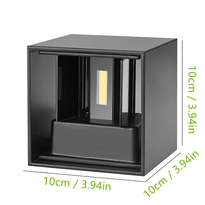 Luxora Motion Sensor LED Wall Light, Adjustable Waterproof Modern Lamp