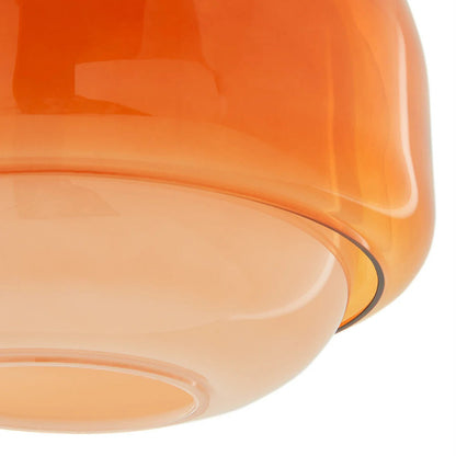 RoyaleGlow Nordic Double-Dome Glass Pendant Light - Modern Ceiling Lamp
