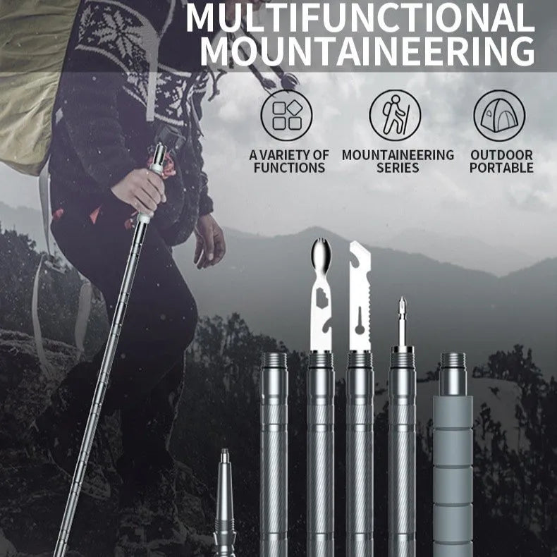 Luxora Survival System – Walking Stick with Multi Tools