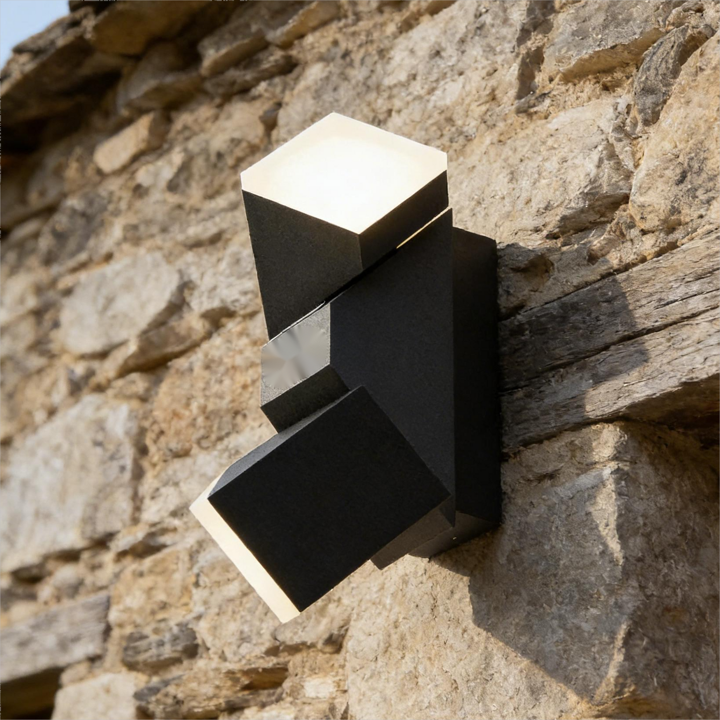 Royelux 22cm Anthracite Outdoor LED Wall Sconce - IP54 Weatherproof Up Down Light