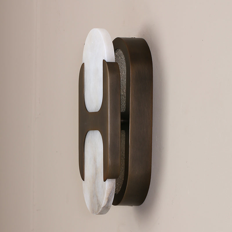 RoyaleGlow Modern LED Wall Sconce, Bronze Finish 3000K Warm White Light for Bedroom & Living Room