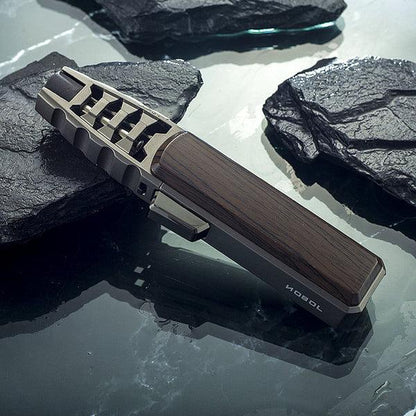 RoyaleGlow Windproof Torch Lighter with Adjustable Flame