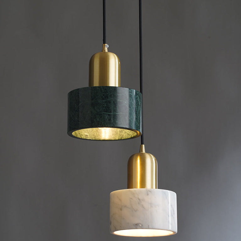 LuxRoyale Marble Pendant Light-Modern Hanging Lamp for Dining Room Kitchen Island
