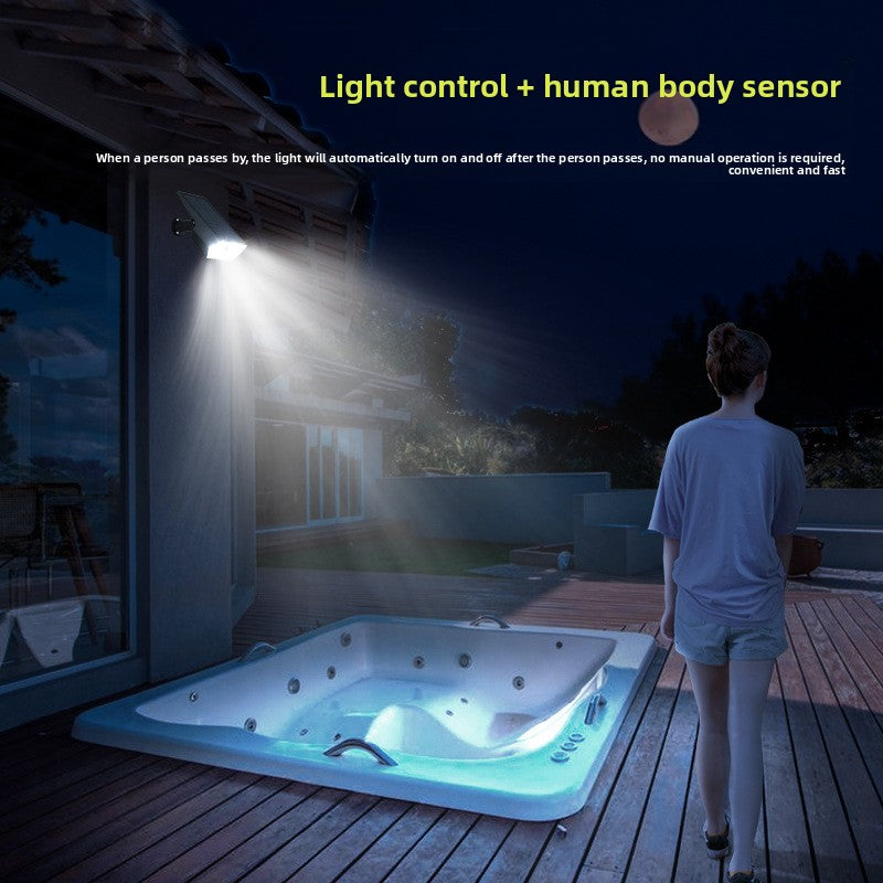 LuxRoyale Solar Light 90 Degree Adjustable Downlight, IP65 Outdoor LED Warm, Cool Light