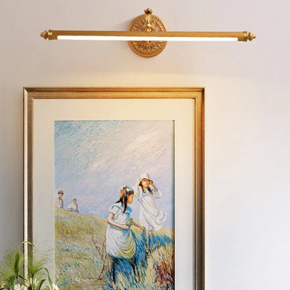 RoyaleGlow Modern Copper LED Vanity Light for Bathroom Mirror, Artwork & Picture Lighting
