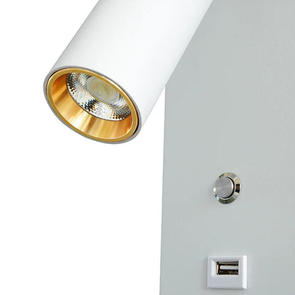 LuxRoyale Dimmable Bedside Reading Wall Lamp With USB Charging