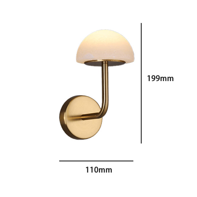 Royelux Rechargeable Alabaster Wall Sconce - Cordless LED Lamp for Bathroom & Hotel Design