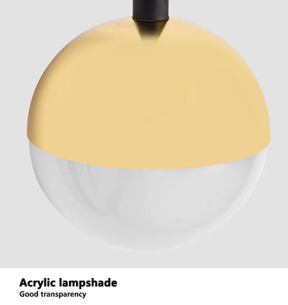 Royelux Modern LED Wall Sconce - Minimalist Round Design for Bedroom, Living Room