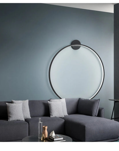 Lumora Premium Circular LED Wall Light with Halo Ambient Glow