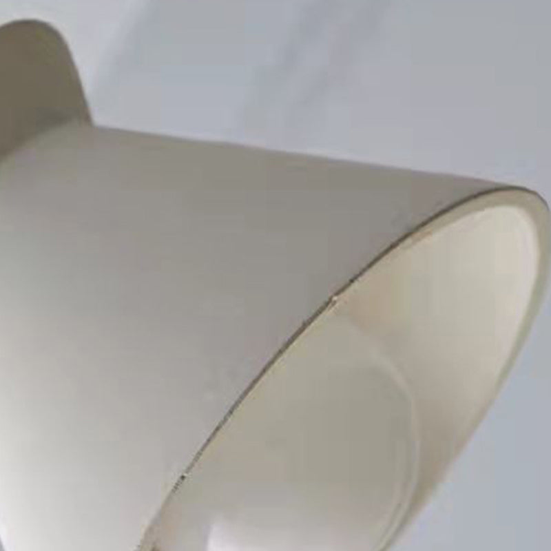 RoyaleGlow Modern Cement Pendant Light - White Bowl Shade Hanging Dining Room Fixture