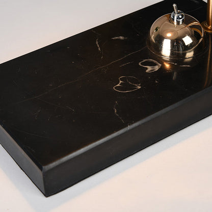 RoyaleGlow Marble Candle Warmer Lamp with Dimmer & Timer for Aromatherapy