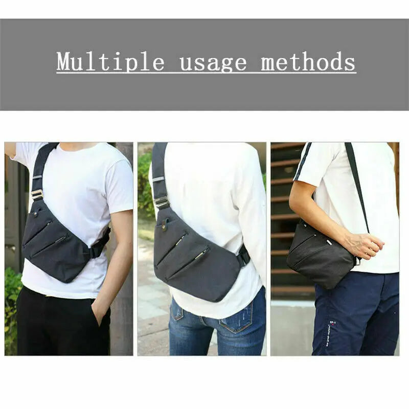 Luxora Waterproof Pocket Bag with Adjustable Strap and Pockets