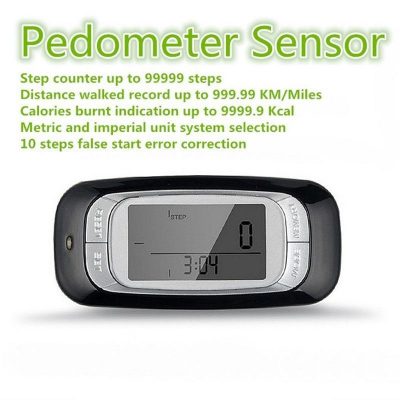 Luxora Walking 3D Pedometer with Clip and Strap Plus 30 Days Memory Accurate Step Counter