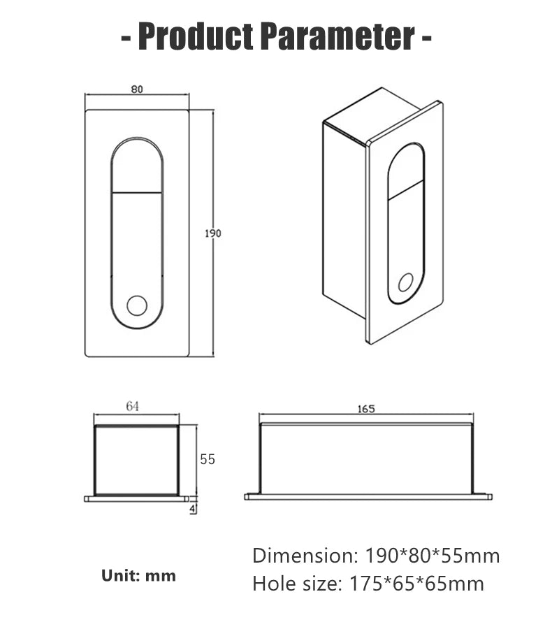 Luxora 350 Degree Rotation LED Bedside Light - Embedded LED Reading Wall Lamps
