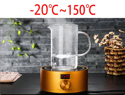 Royallure Heat-Resistan Glass Measuring Cup, High-Borosilicate 250 ml–1000 ml, Clear & Durable