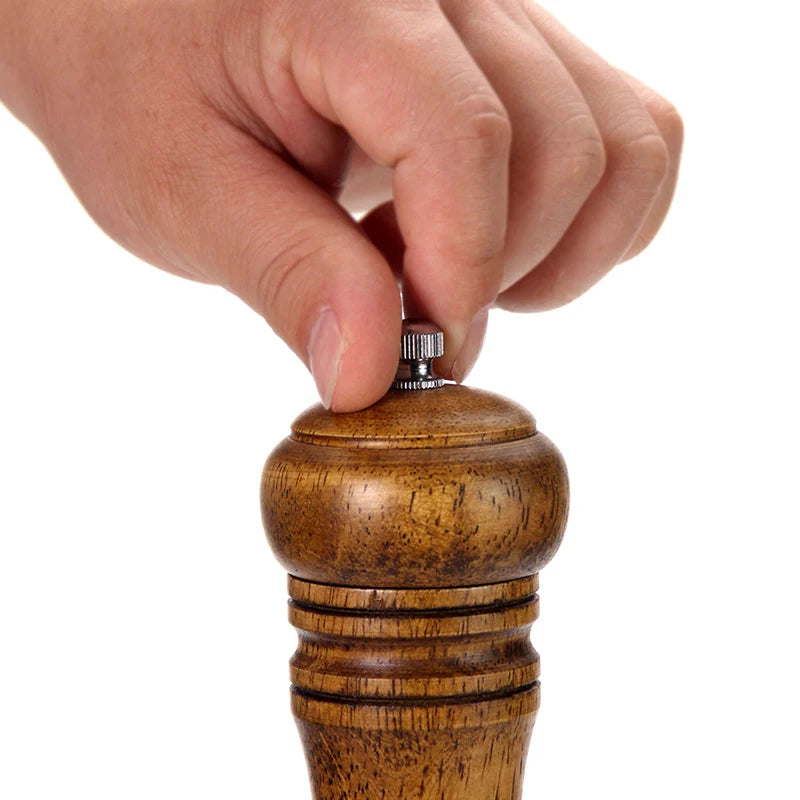 Royallure Stainless Steel Salt & Pepper Mill with Adjustable Grinder — Easy Refill & Long-Lasting