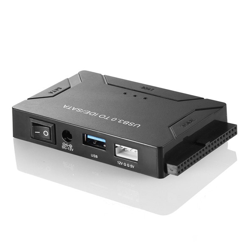 Luxora USB 3.0 to IDE/SATA Hard Drive Adapter for Easy File Recovery