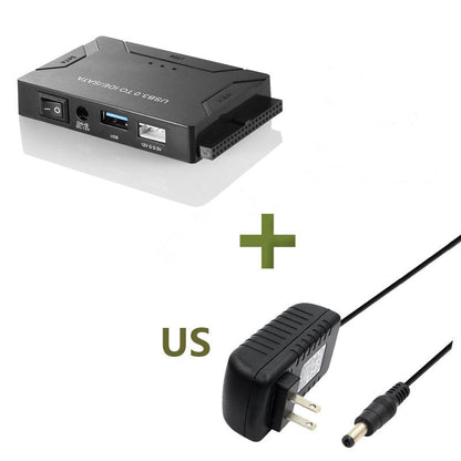 Luxora USB 3.0 to IDE/SATA Hard Drive Adapter for Easy File Recovery