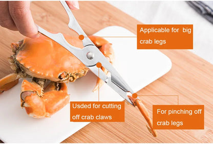 Royallure Stainless Steel Seafood Tool Set – Crab Crackers, Picks & Spoons, Storage Box
