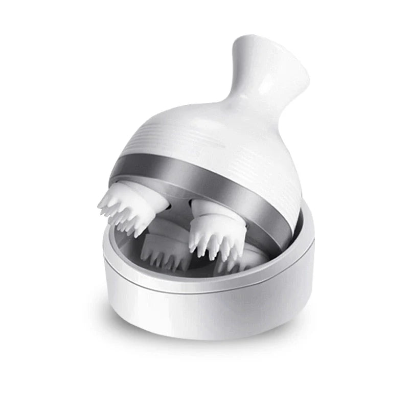 Rayvia Electric Scalp Massager, Deep Tissue Waterproof Wireless Head Massager