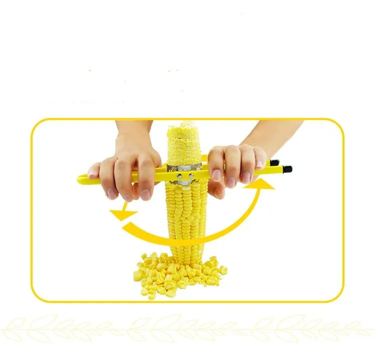 Royallure Stainless Steel Corn Cob Peeler – Smooth, Mess-Free Kernel Removal, Compact & Ergonomic