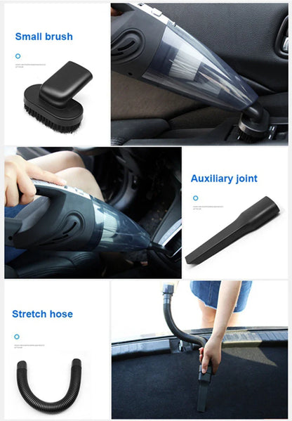 Luxora Handheld Cordless Vacuum Cleaner USB 120W 4000PA for Car Home Pet Hair Wet Dry