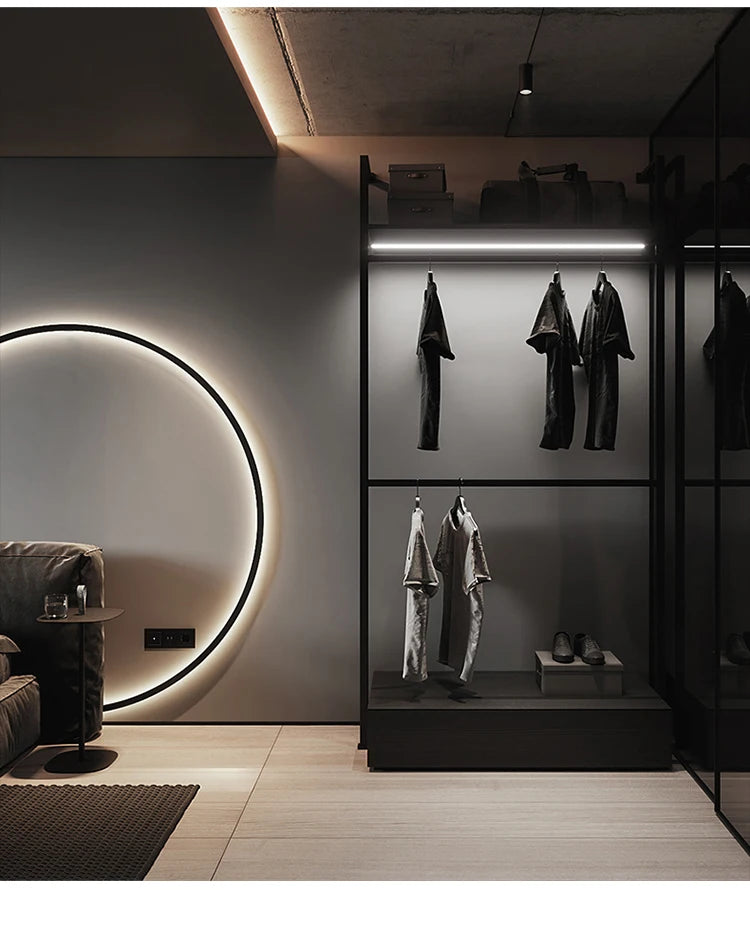 Lumora Premium Circular LED Wall Light with Halo Ambient Glow