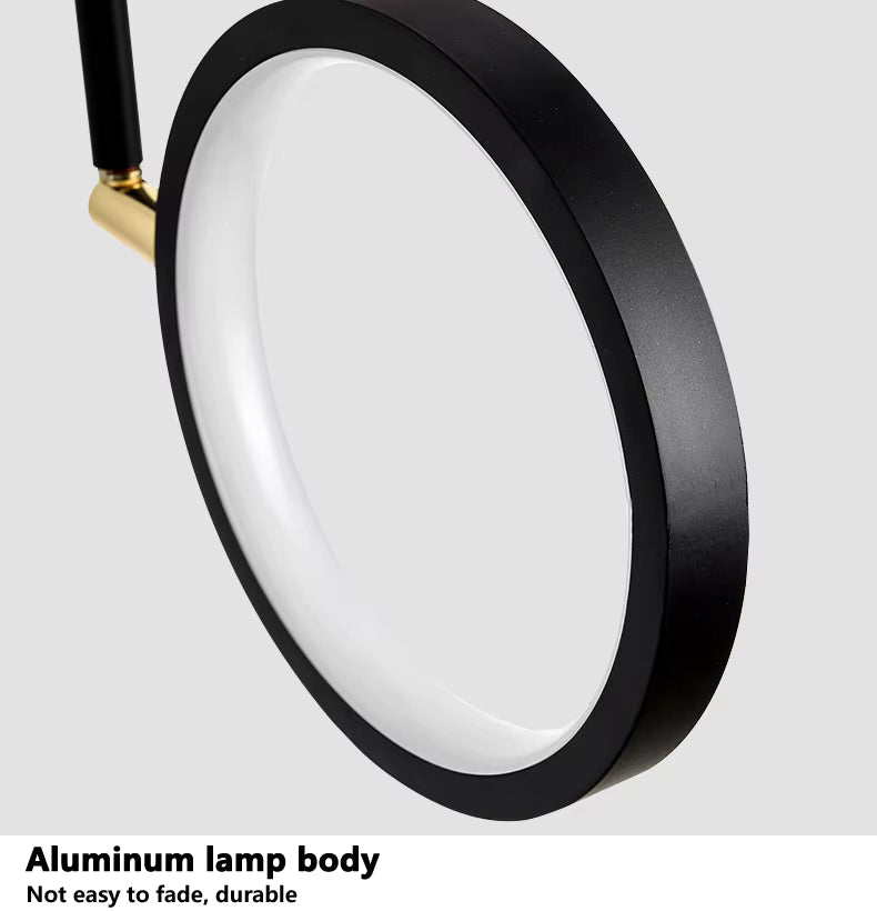 Royelux Modern LED Wall Sconce - Minimalist Round Design for Bedroom, Living Room