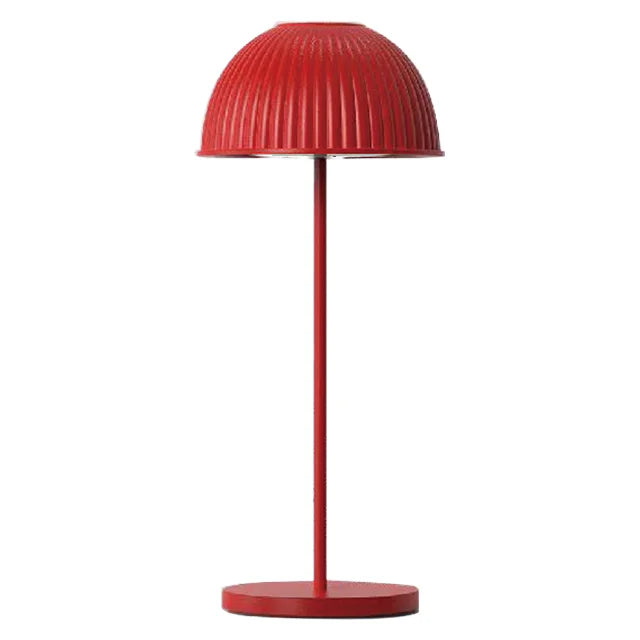 RoyaleGlow Modern Dome LED Table Lamp - Cordless, Dimmable Touch Control for Reading & Decor