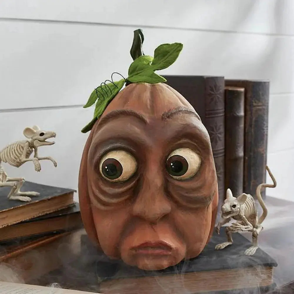 Halloween Atmosphere Outdoor Decoration Props Ghost Party Mutated Pumpkin Head Courtyard Decorationindoor Garden Accessories 6