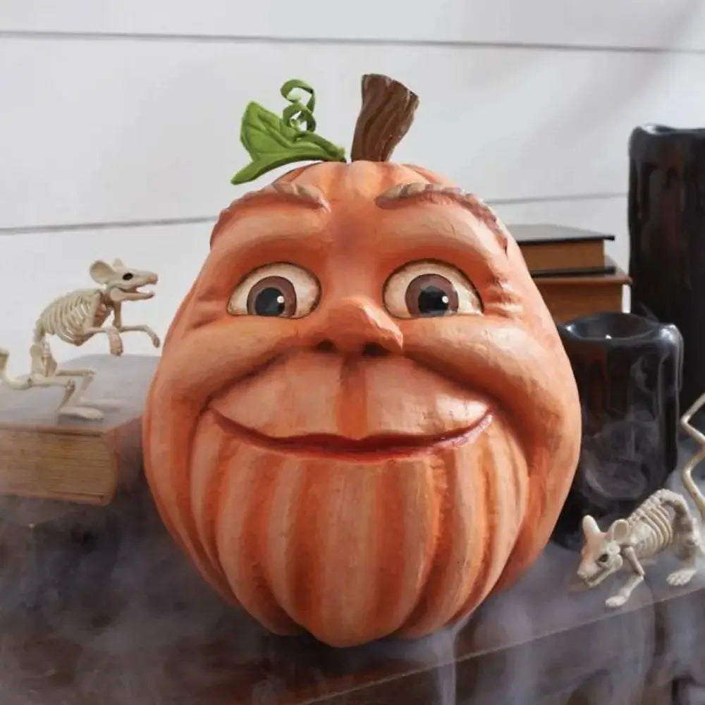 Halloween Atmosphere Outdoor Decoration Props Ghost Party Mutated Pumpkin Head Courtyard Decorationindoor Garden Accessories 8