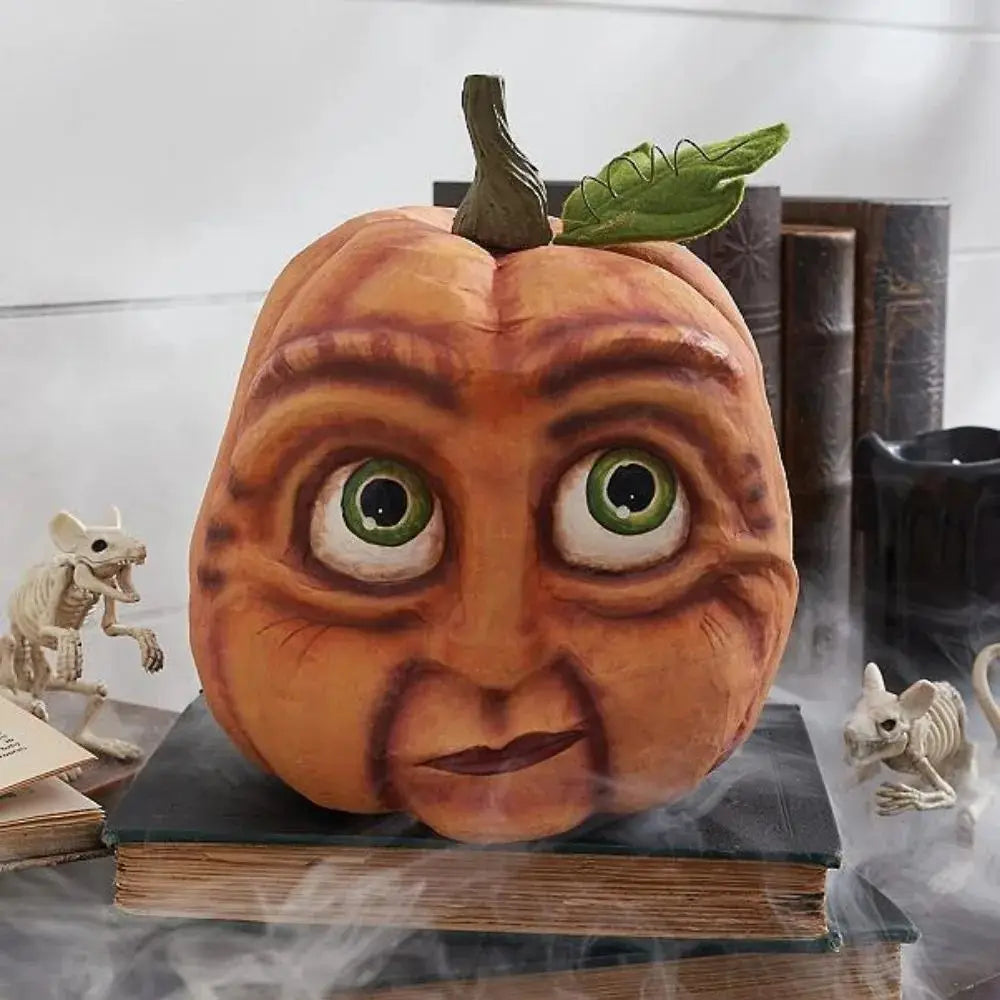 Halloween Atmosphere Outdoor Decoration Props Ghost Party Mutated Pumpkin Head Courtyard Decorationindoor Garden Accessories 9