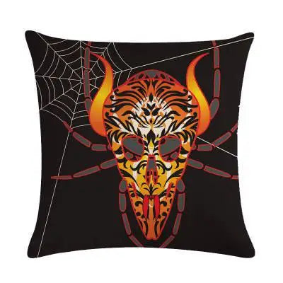 Halloween Christmas Witch Print Pattern Cushion Cover Home Living Room Sofa Car Decoration Square Throw Pillow 10