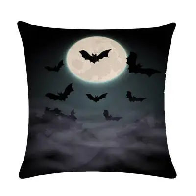 Halloween Christmas Witch Print Pattern Cushion Cover Home Living Room Sofa Car Decoration Square Throw Pillow 11