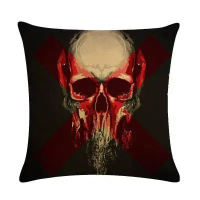 Halloween Christmas Witch Print Pattern Cushion Cover Home Living Room Sofa Car Decoration Square Throw Pillow 14