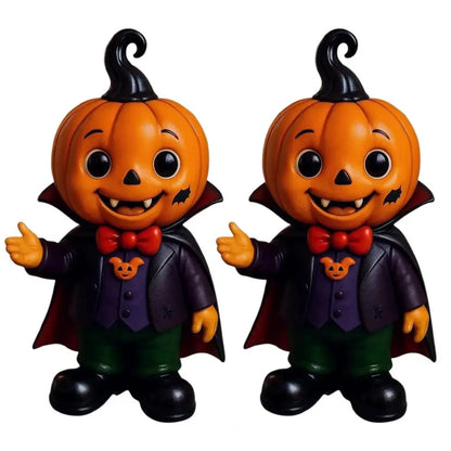 Halloween Decor Figurine Cute Pumpkin Kid Spooky Halloween Pumpkin Kid Figurines for Indoor Outdoor Home Decor 4