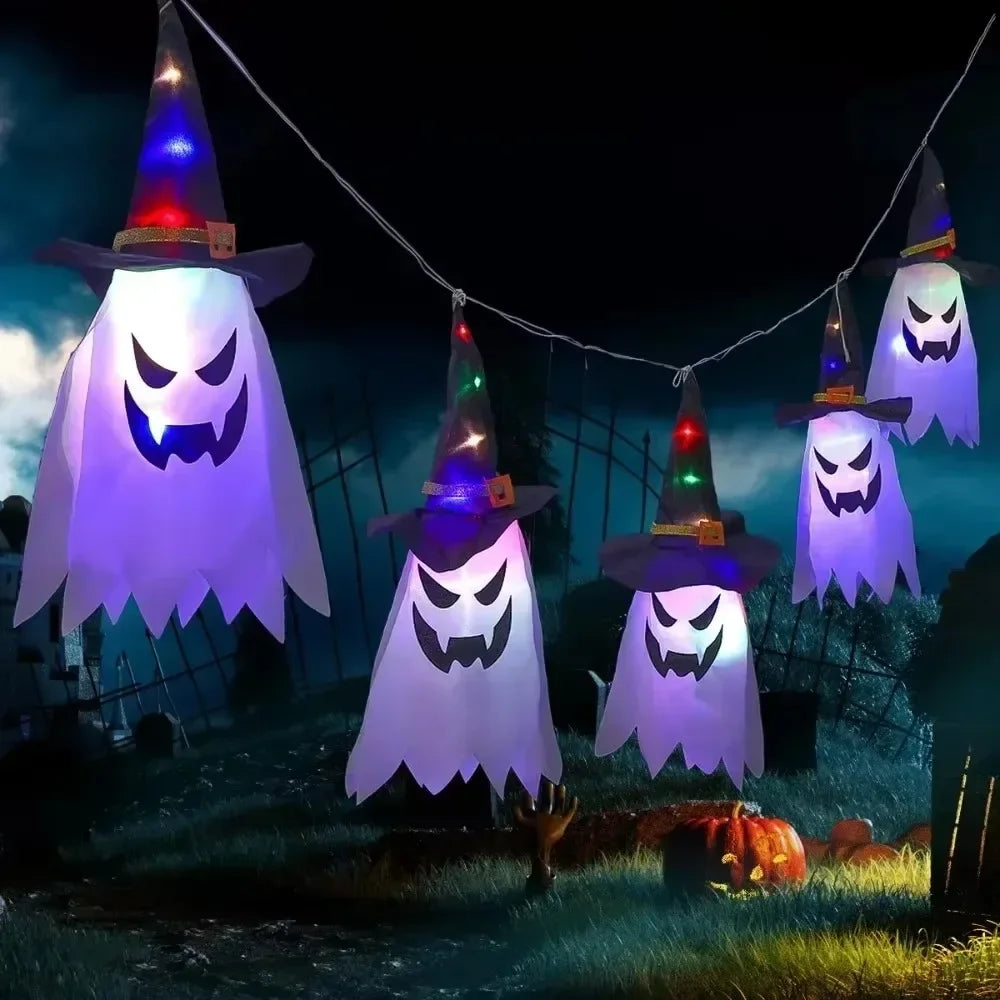 Halloween Decoration Outdoor Party Decoration Indoor Ghost Decoration Ghost Lights Courtyard Party Garden New 0