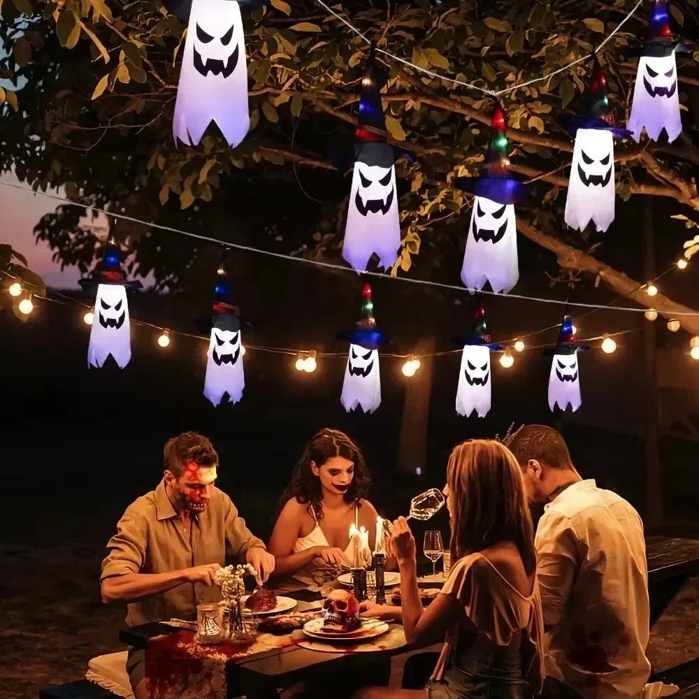 Halloween Decoration Outdoor Party Decoration Indoor Ghost Decoration Ghost Lights Courtyard Party Garden New 3