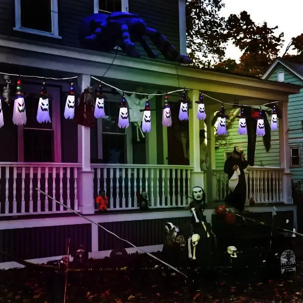 Halloween Decoration Outdoor Party Decoration Indoor Ghost Decoration Ghost Lights Courtyard Party Garden New 5