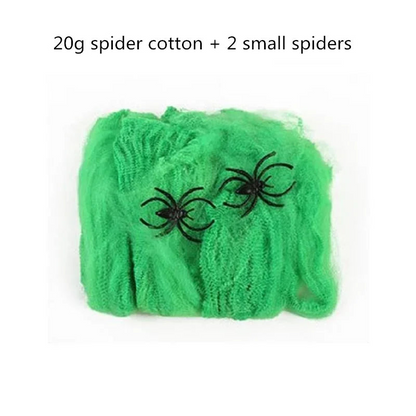 Lumora Stretchy Artificial Spider Web Halloween Decoration Haunted House Props