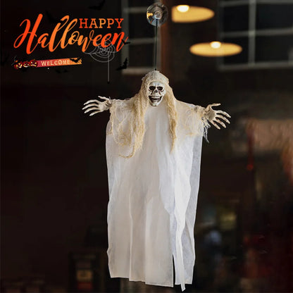 Halloween Decorations Ghosts Zombies Haunted House Bar KTV Horror Atmosphere Charm Hanging Cloaks Mini Ghosts Home Door Decor 0