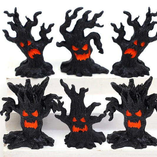Halloween Dryad Micro Landscape Ornaments Horror Atmosphere Mini Dryad Shape Resin Ornament for Halloween Party Home Craft Decor 0