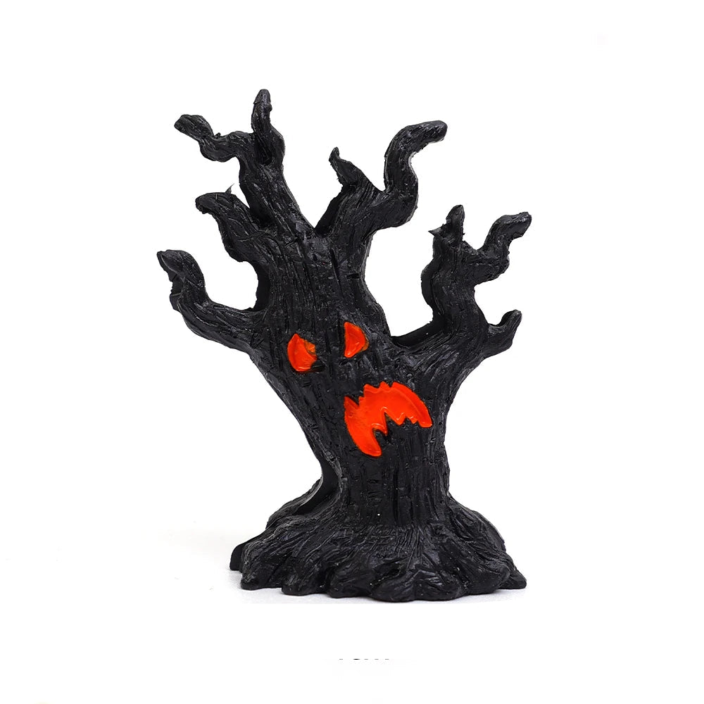 Halloween Dryad Micro Landscape Ornaments Horror Atmosphere Mini Dryad Shape Resin Ornament for Halloween Party Home Craft Decor 6